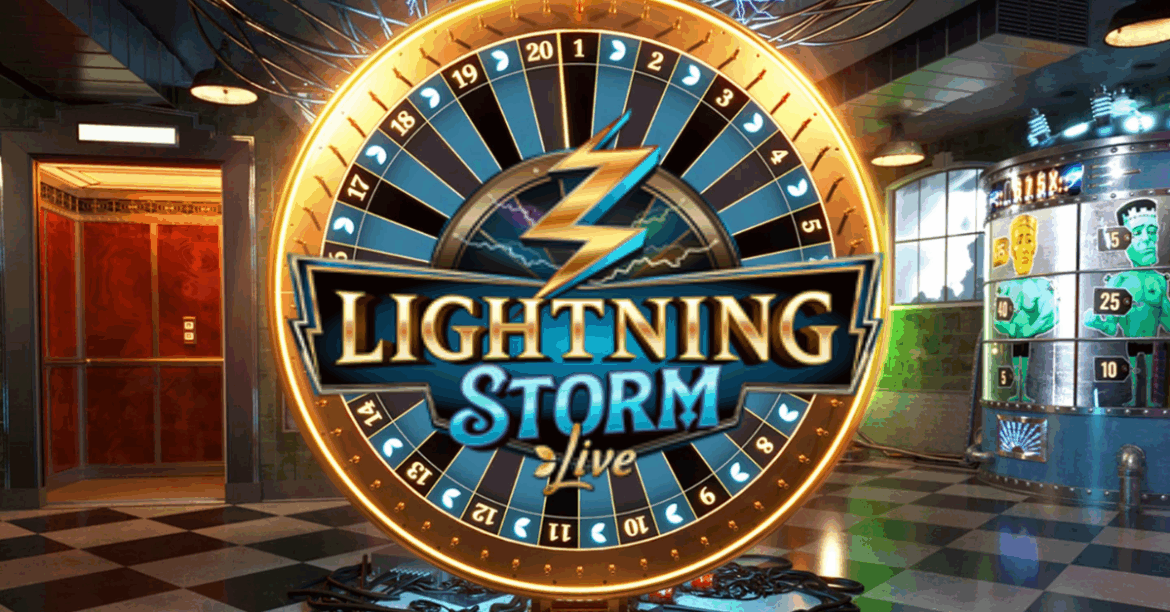 Lightning Storm Roullette Petir Jackpot Evolution Gaming