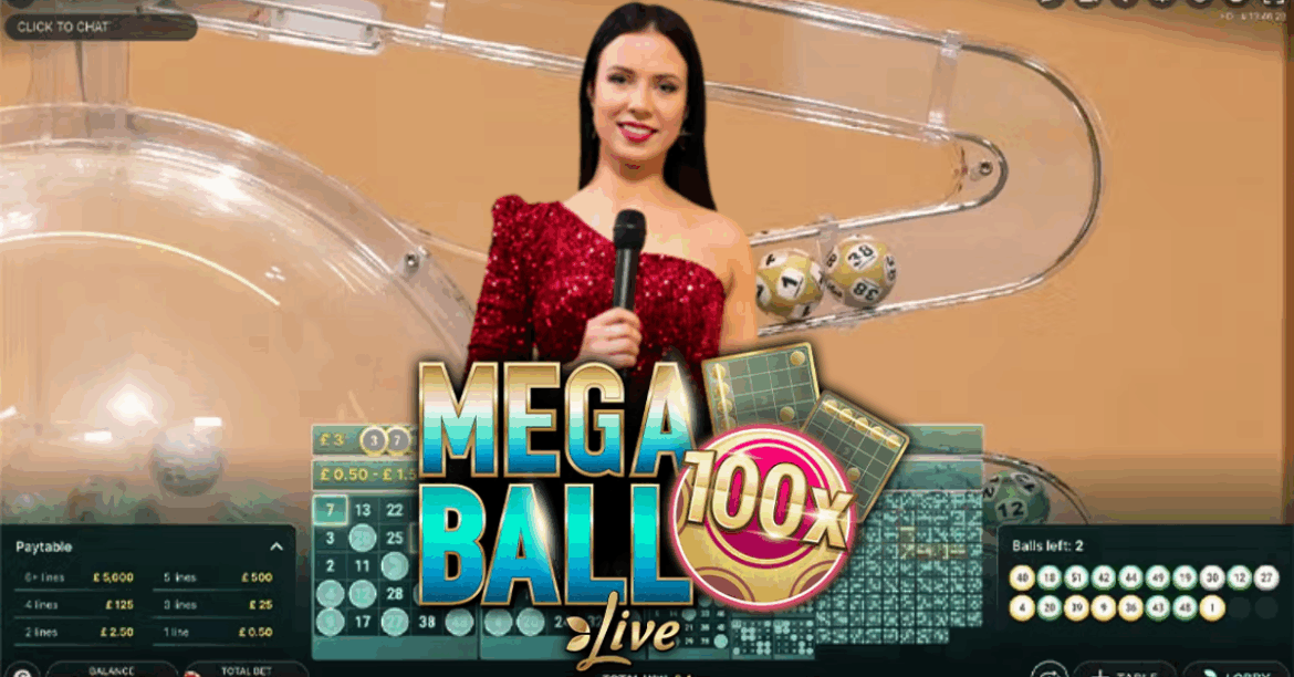 Mega Ball Live Mesin Bingo Dengan 36 Pilihan Bola Bernomor